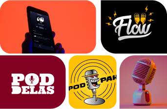 Podcasts logos